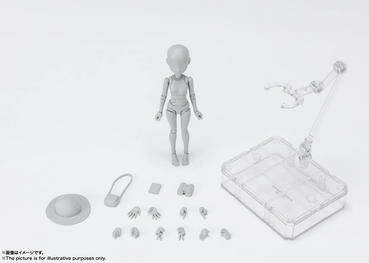 SH Figuarts Body-chan Ken Sugimori Edition DX SET (Gray Color Ver.) - Image 6
