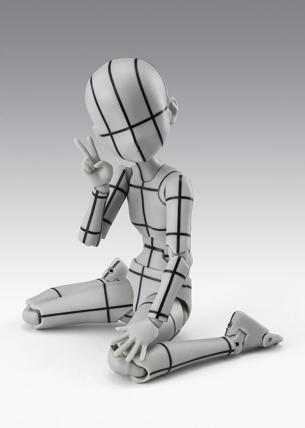 SH Figuarts Body-Chan Wireframe Ken Sugimori Edition (Gray Color Ver) - Image 3