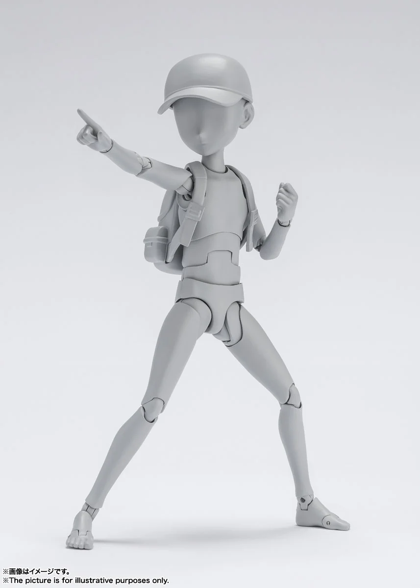 SH Figuarts Body-kun Ken Sugimori Edition DX SET (Gray Color Ver.)