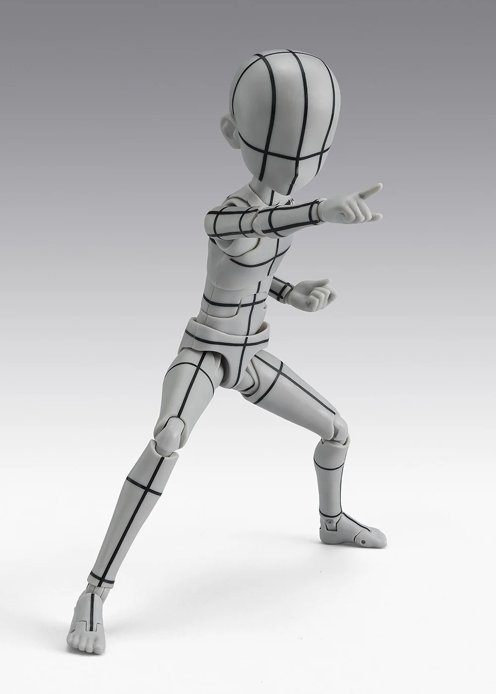 SH Figuarts Body-Kun Wireframe Ken Sugimori Edition (Gray Color Ver) - Image 5