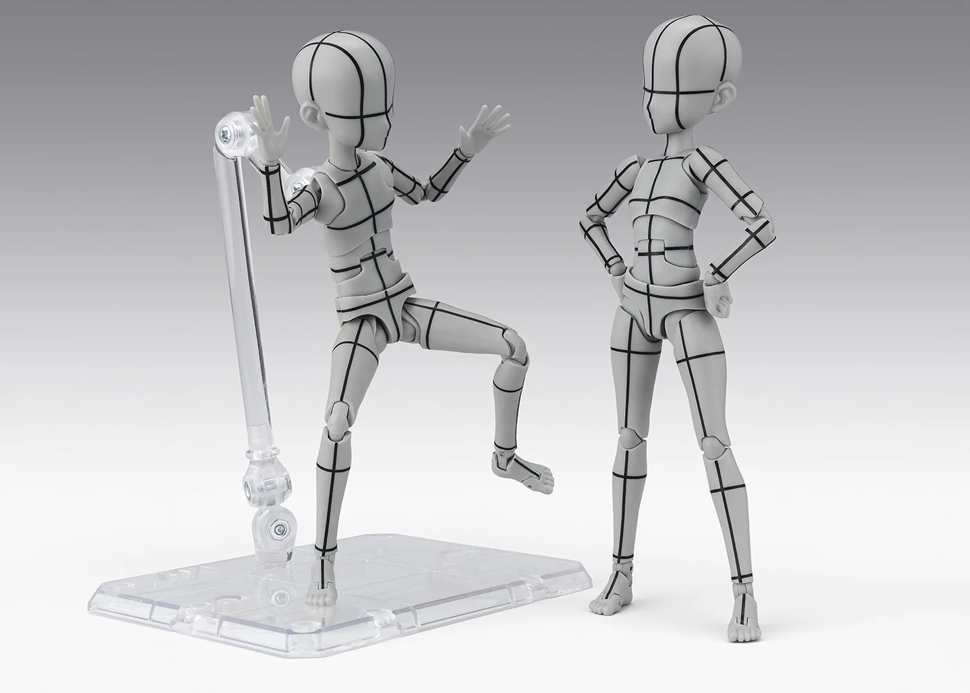 SH Figuarts Body-Kun Wireframe Ken Sugimori Edition (Gray Color Ver) - Image 6