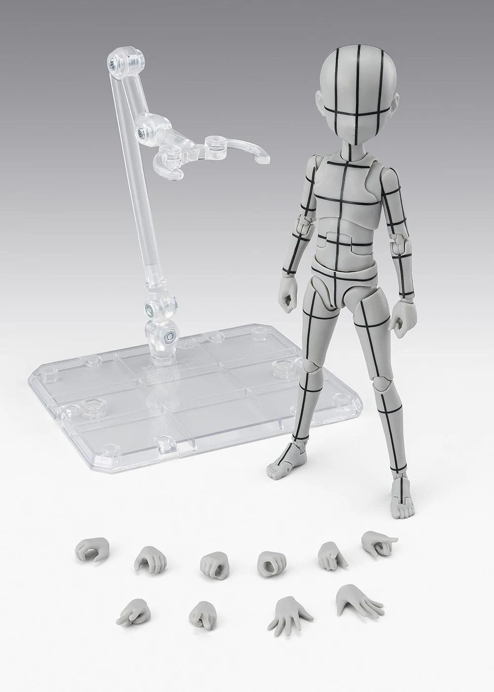 SH Figuarts Body-Kun Wireframe Ken Sugimori Edition (Gray Color Ver) - Image 7