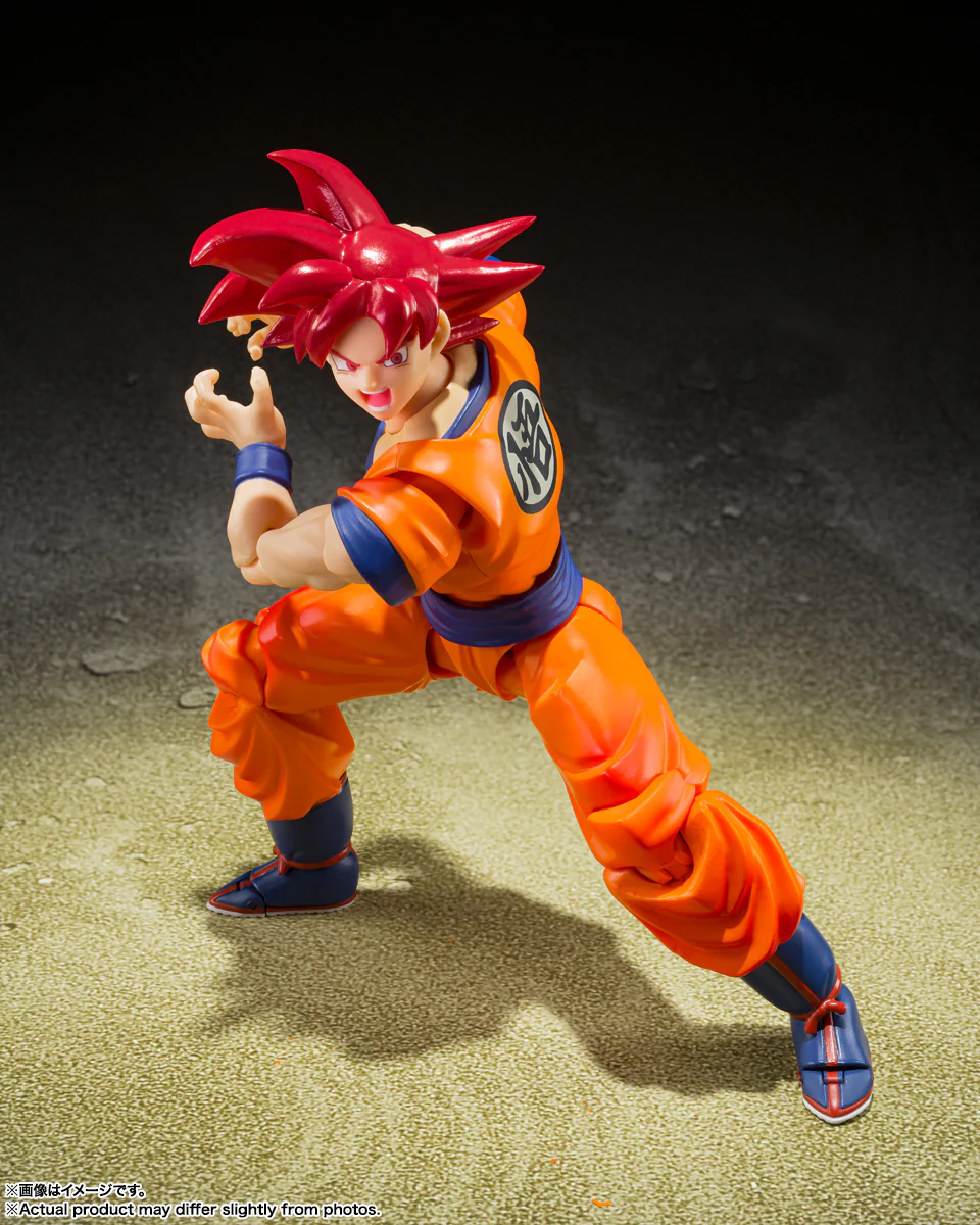SH Figuarts Super Saiyan God Son Goku -Saiyan God of Virtue- - Image 3