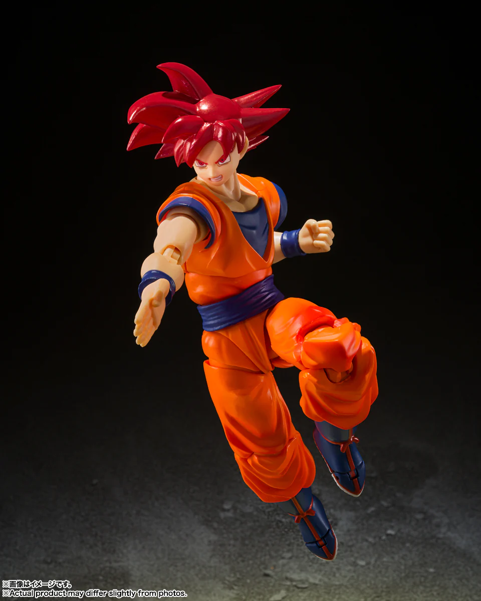 SH Figuarts Super Saiyan God Son Goku -Saiyan God of Virtue- - Image 6