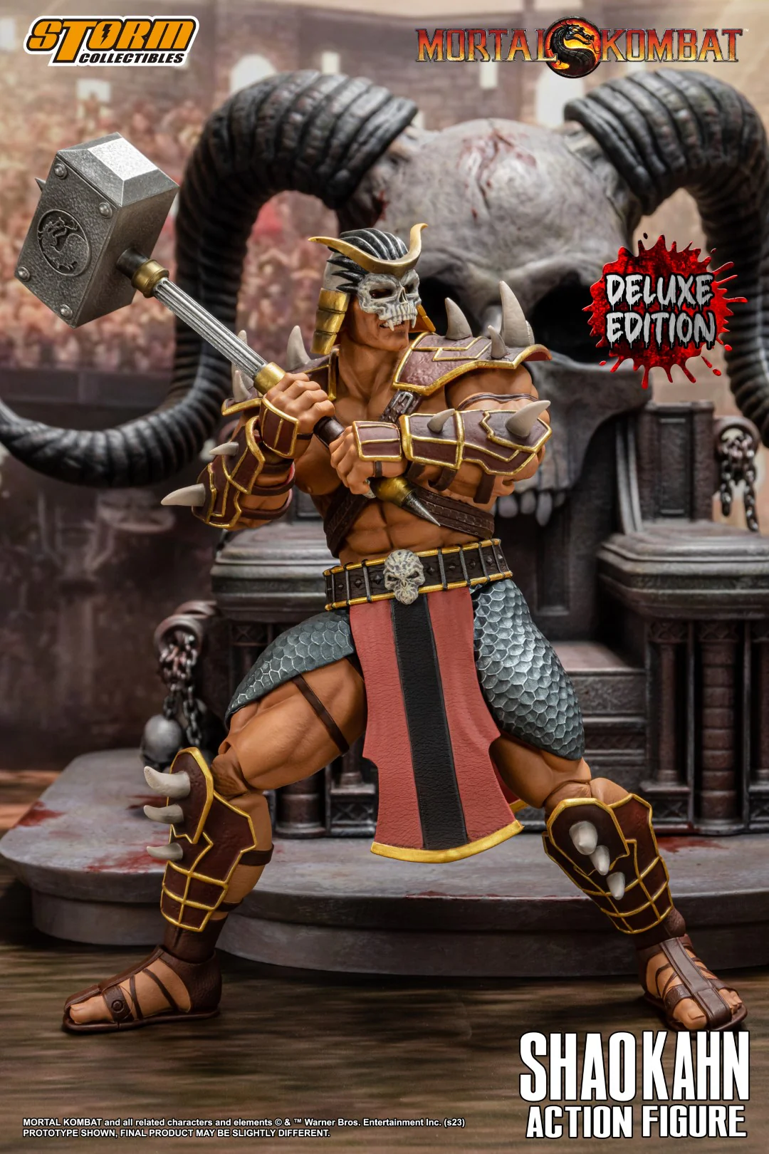 Shao Khan Storm Collectibles Mortal Kombat Action Figure - Deluxe Version - Image 18