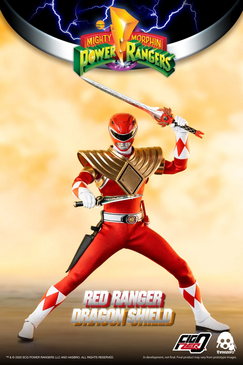 ThreeZero Shielded Red Power Ranger 1/6 Scale Figure - Image 2