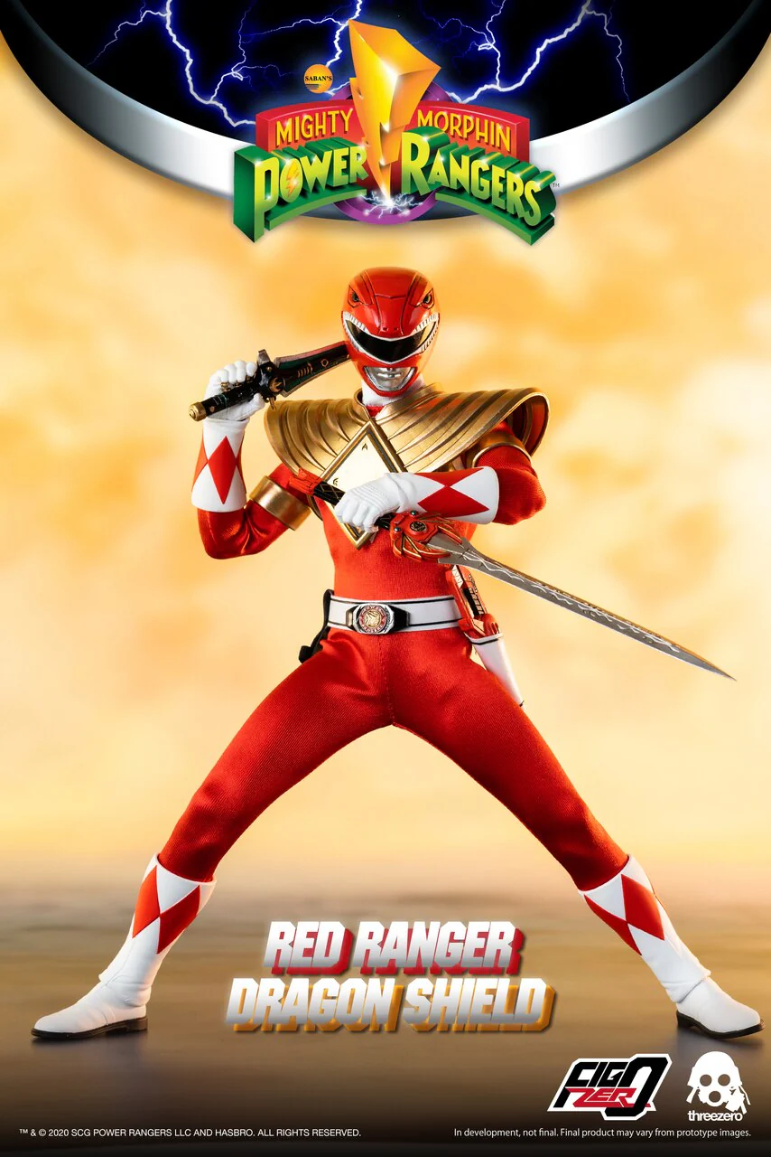 ThreeZero Shielded Red Power Ranger 1/6 Scale Figure - Image 3