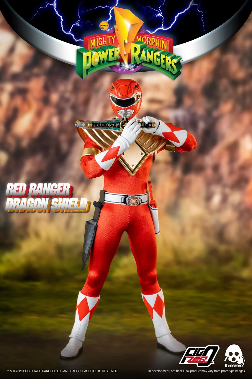 ThreeZero Shielded Red Power Ranger 1/6 Scale Figure - Image 5