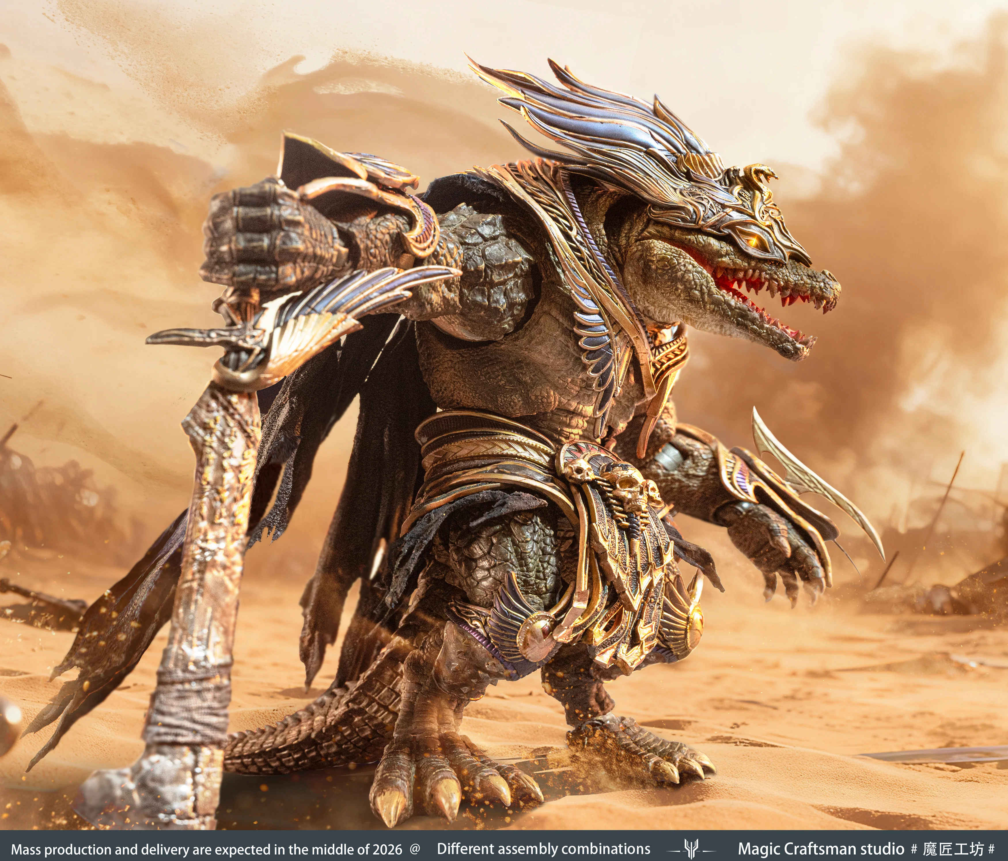 Sobek (Desert Colossus Crocodile) - Temple of Chaos Egypt 1/12 Action Figure - Image 20