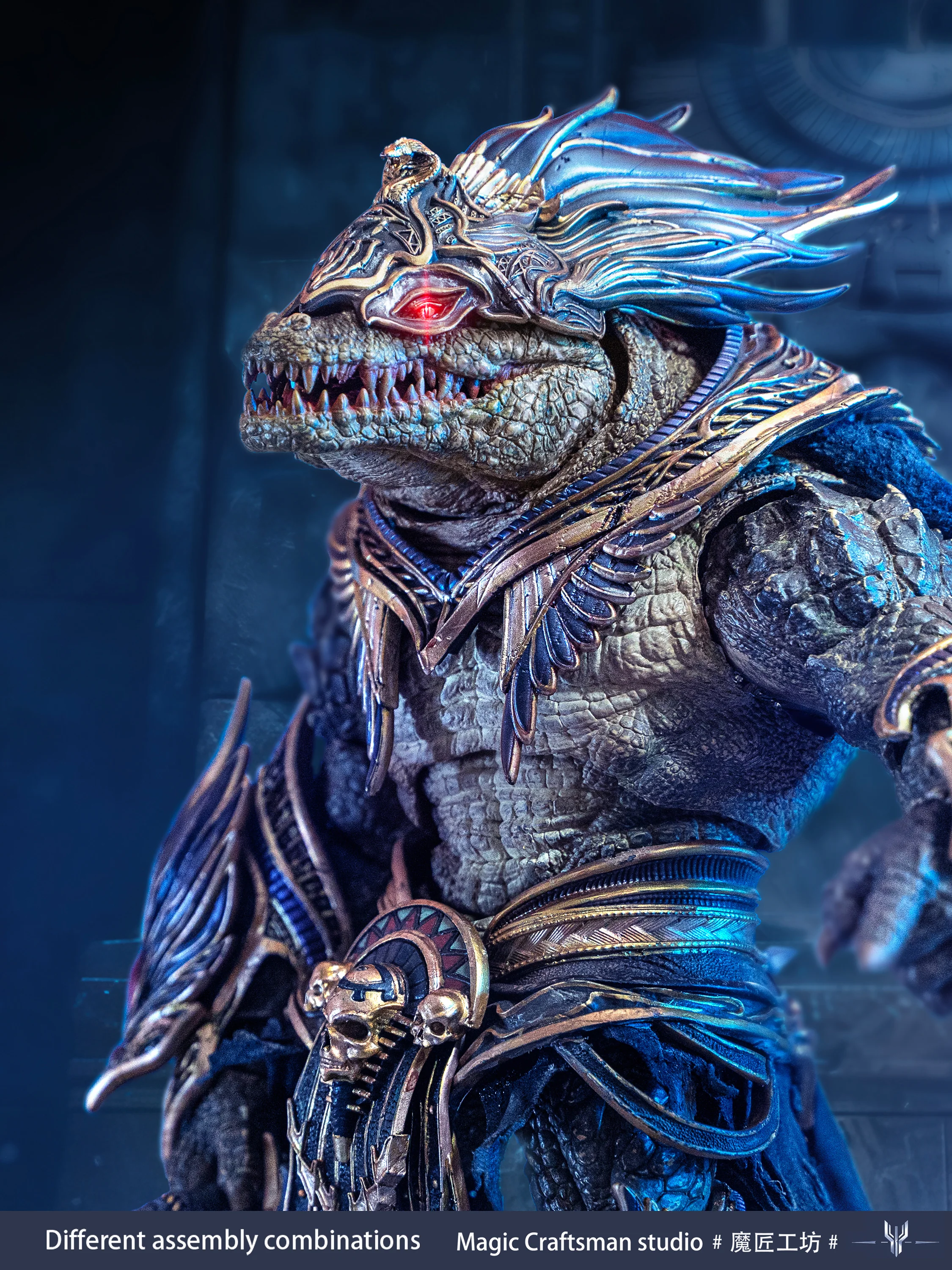Sobek (Desert Colossus Crocodile) - Temple of Chaos Egypt 1/12 Action Figure - Image 3