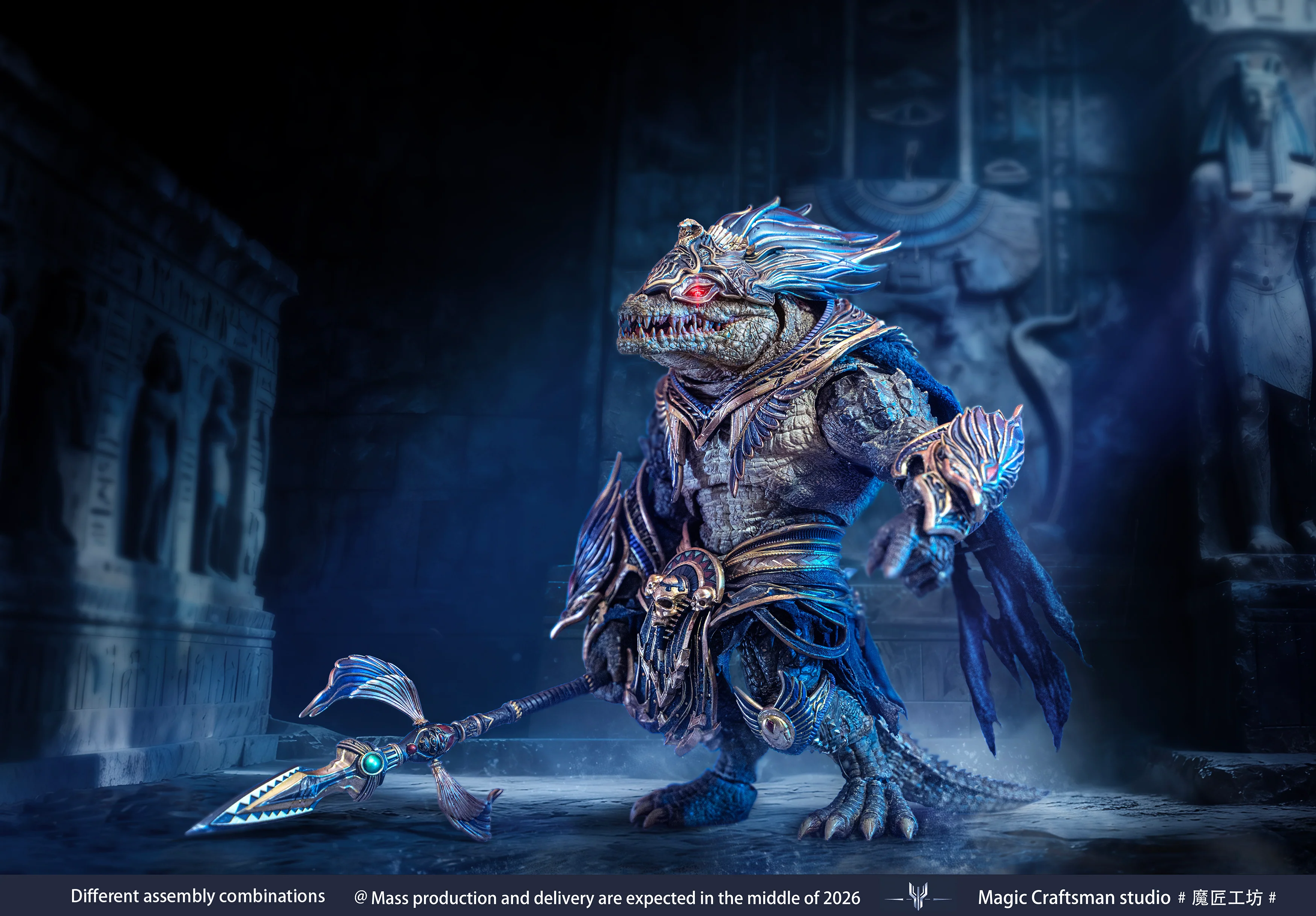Sobek (Desert Colossus Crocodile) - Temple of Chaos Egypt 1/12 Action Figure - Image 6