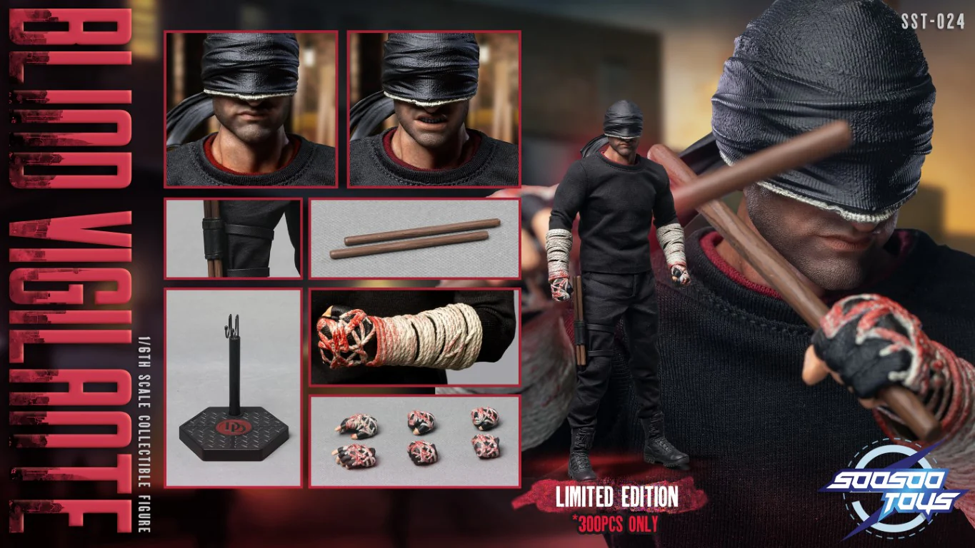 [PREORDER] SST-024 Blind Vigilante 1/6 Scale Action Figure - Image 11