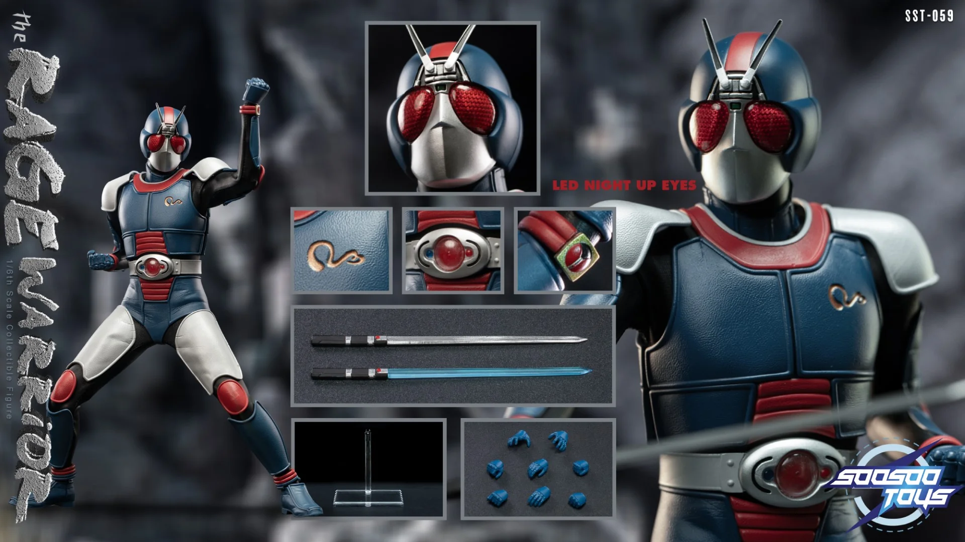 SST-059 Rage Warrior 1/6 Scale Action Figure - Image 12