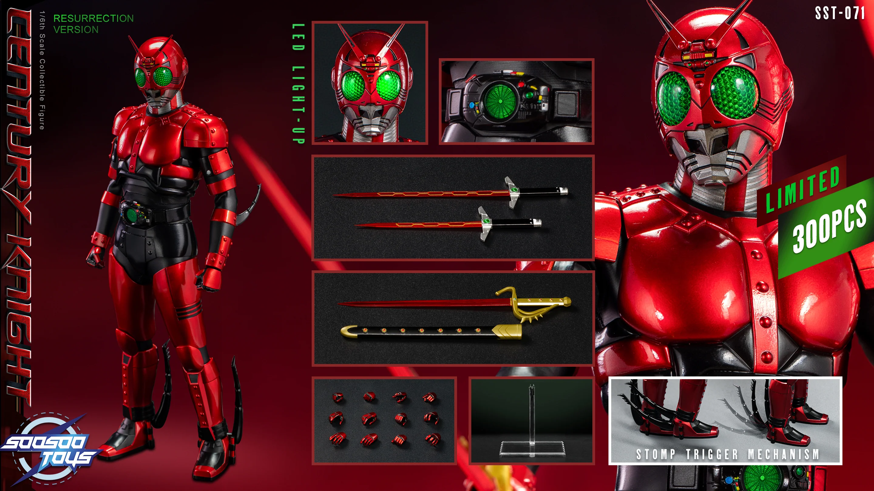 SST-071 Century Knight (Resurrection Ver) 1/6 Scale Action Figure - Image 18