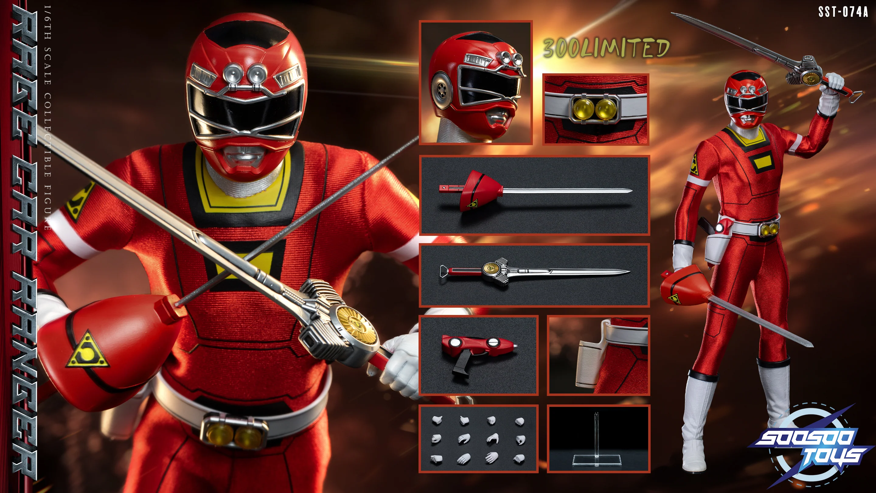 SST-074A Rage Car Ranger 1/6 Scale Action Figure - Image 7