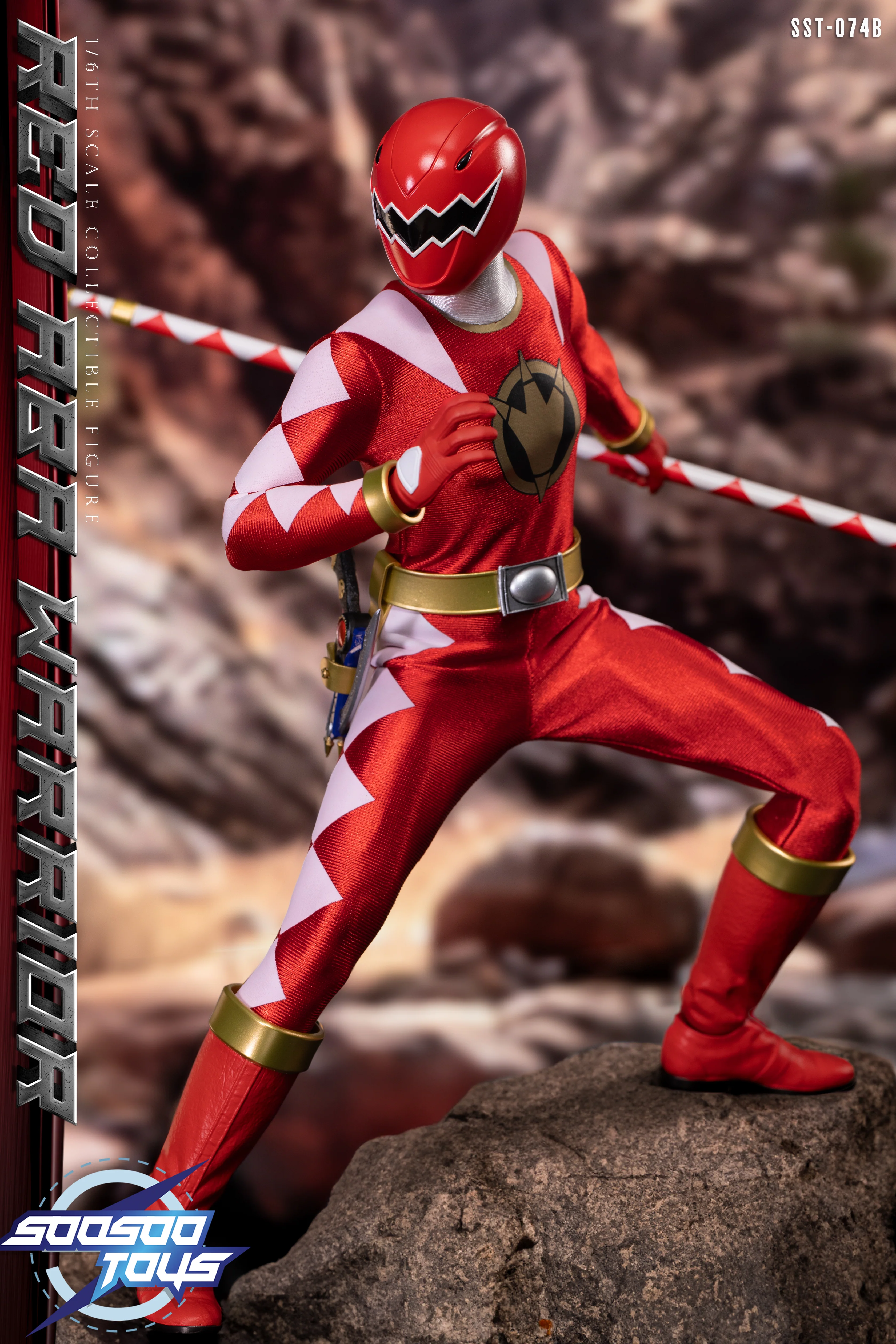 SST-074B Red Aba Warrior 1/6 Scale Action Figure - Image 4