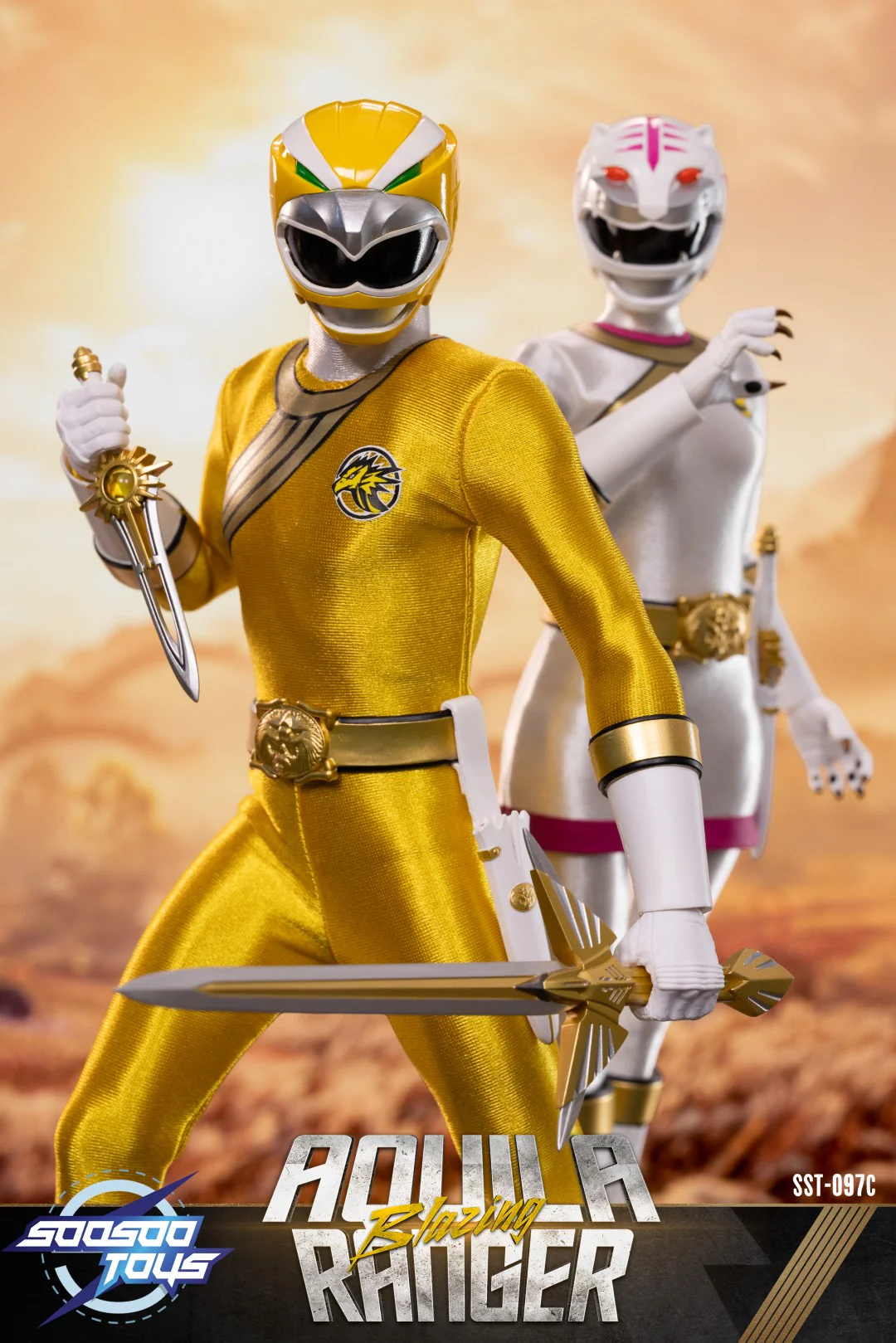 [PREORDER] SST-097 Blazing Ranger Team 1/6 Scale Action Figure Set - Image 2