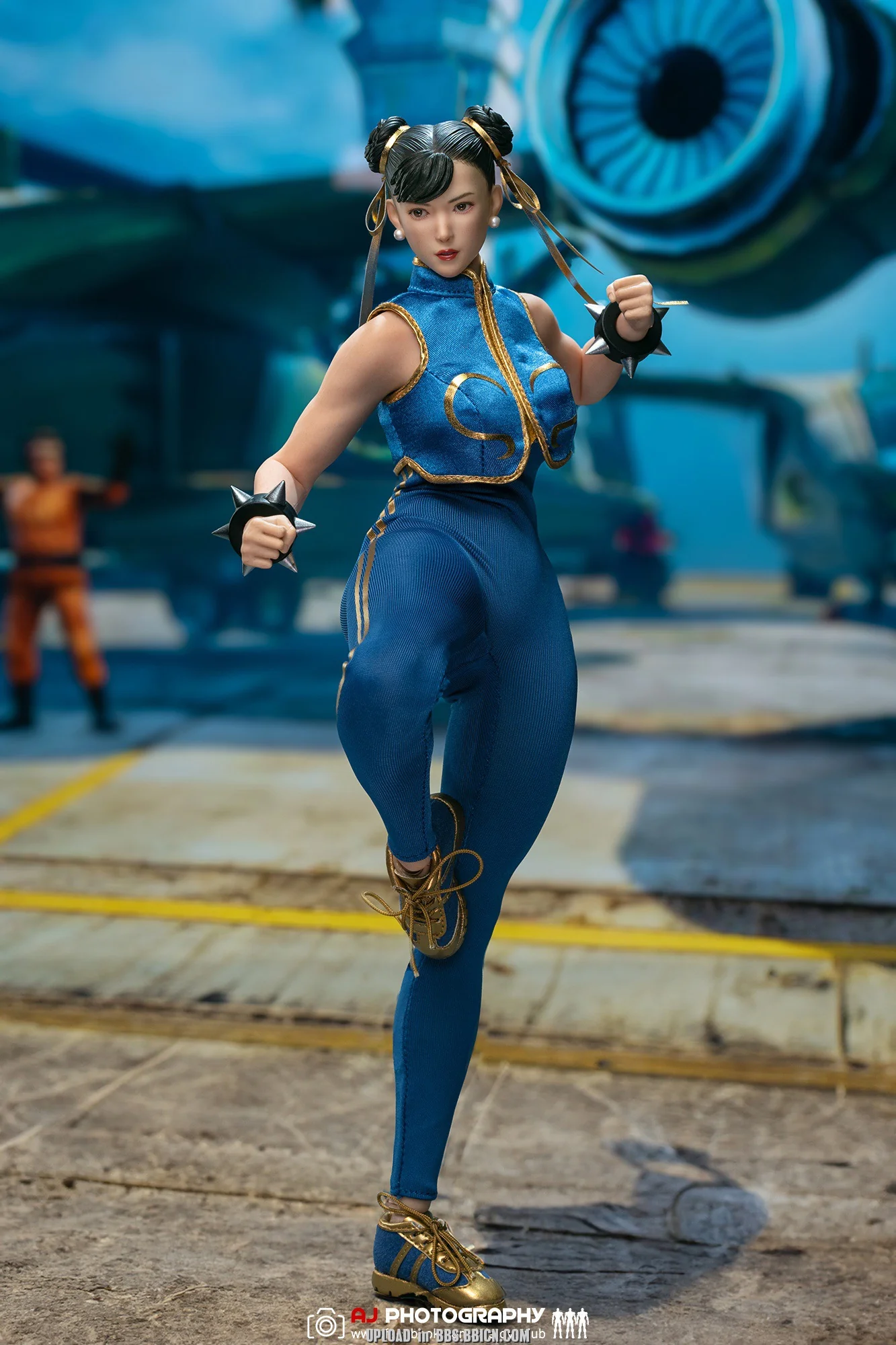 Star Man MS-008B Chun-Li (Blue Jumpsuit) - Image 9