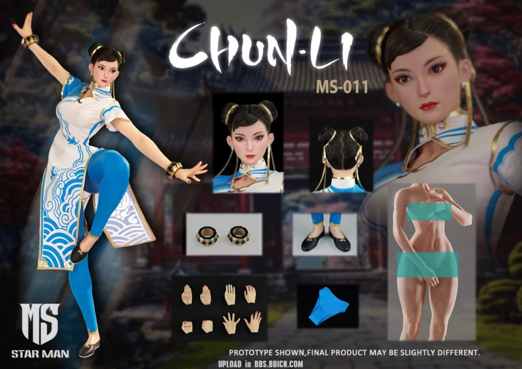 Star Man MS-011 Chun-Li (White Cheongsam) - Image 18