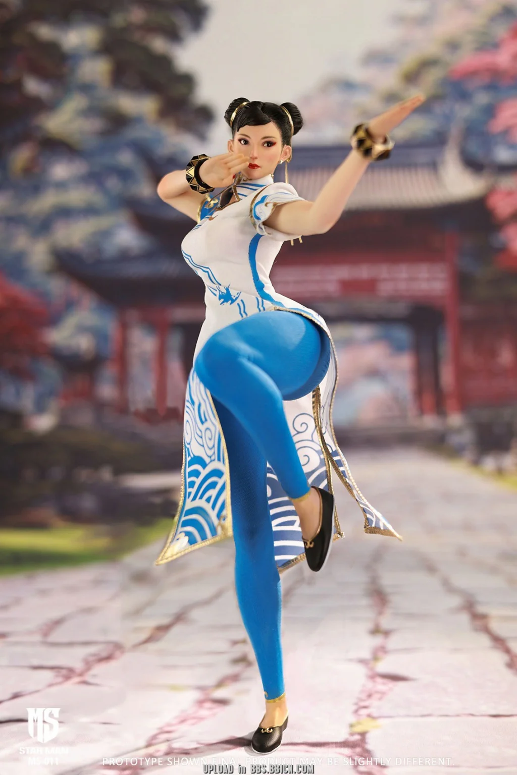 Star Man MS-011 Chun-Li (White Cheongsam) - Image 9