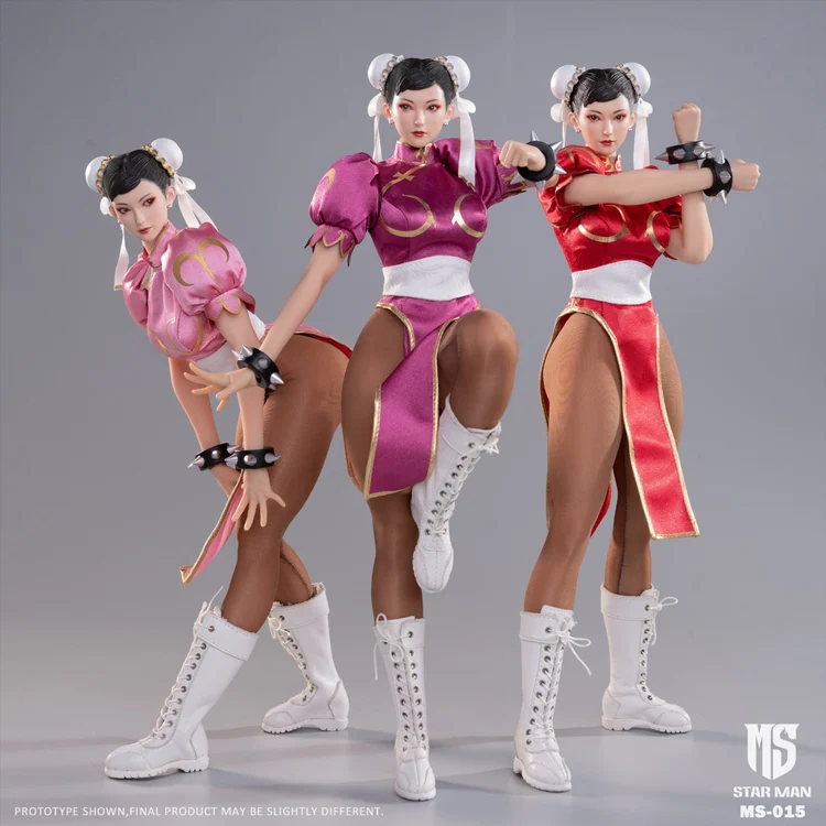 Star Man MS-015A Chun-Li (Red Cheongsam) - Image 4