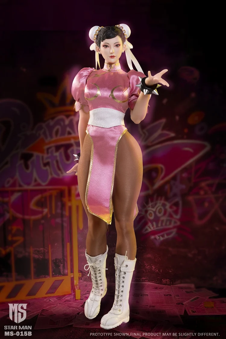 Star Man MS-015B Chun-Li (Pink Cheongsam) - Image 2