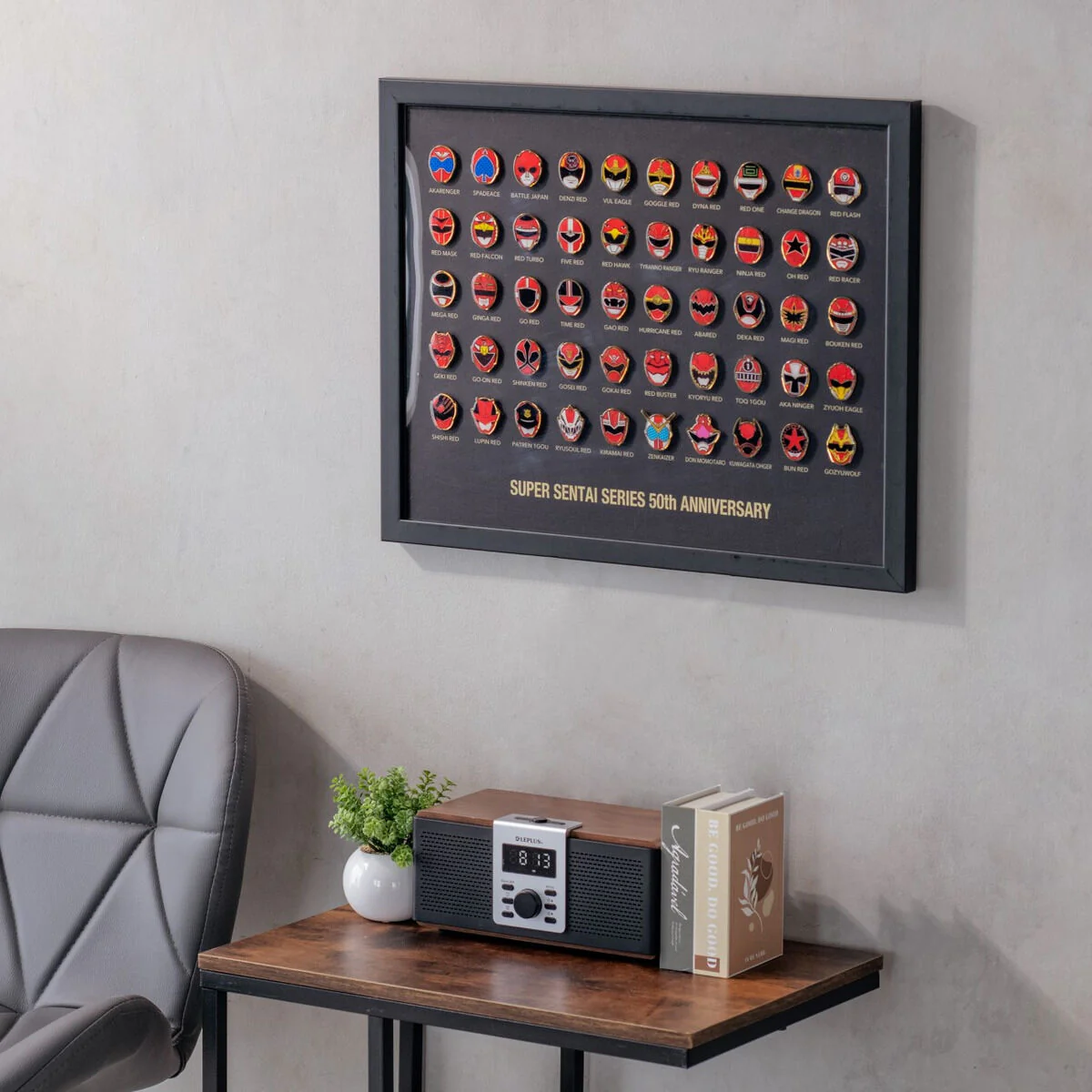 Super Sentai 50th Anniversary Framed Pin Set - Image 2