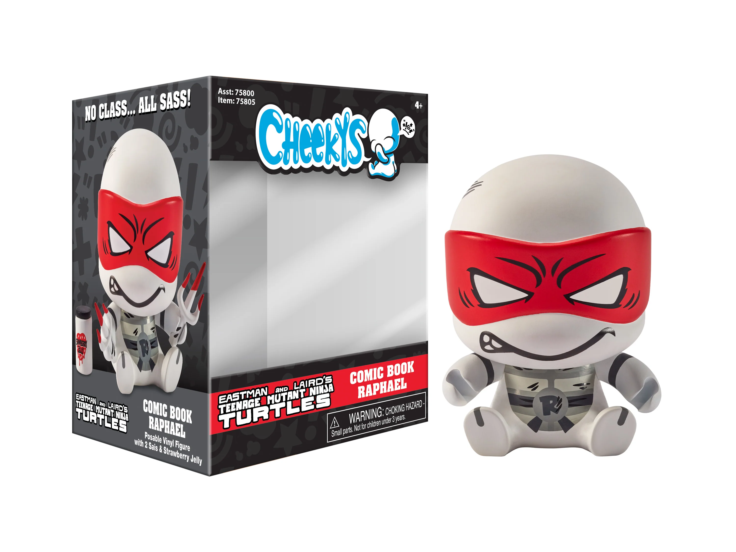 TMNT Cheekys Raphael Designer Vinyl Figure - Image 6