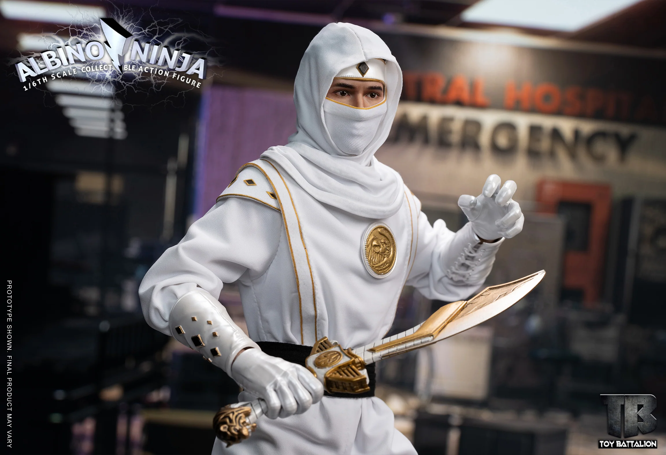 Toys Battalion TB011 Albino Ninja 1/6 Scale Action Figure - Image 10