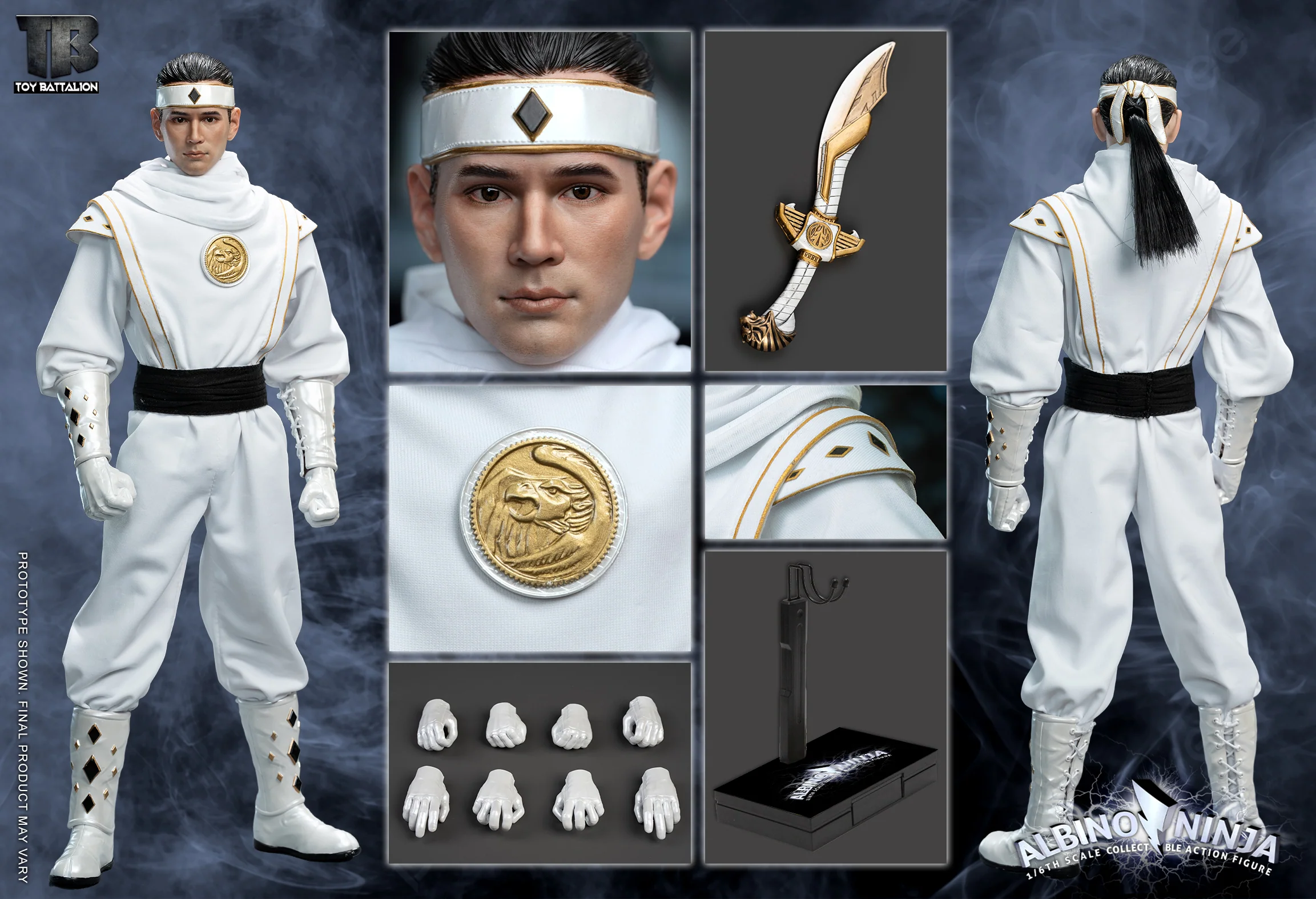 Toys Battalion TB011 Albino Ninja 1/6 Scale Action Figure - Image 15