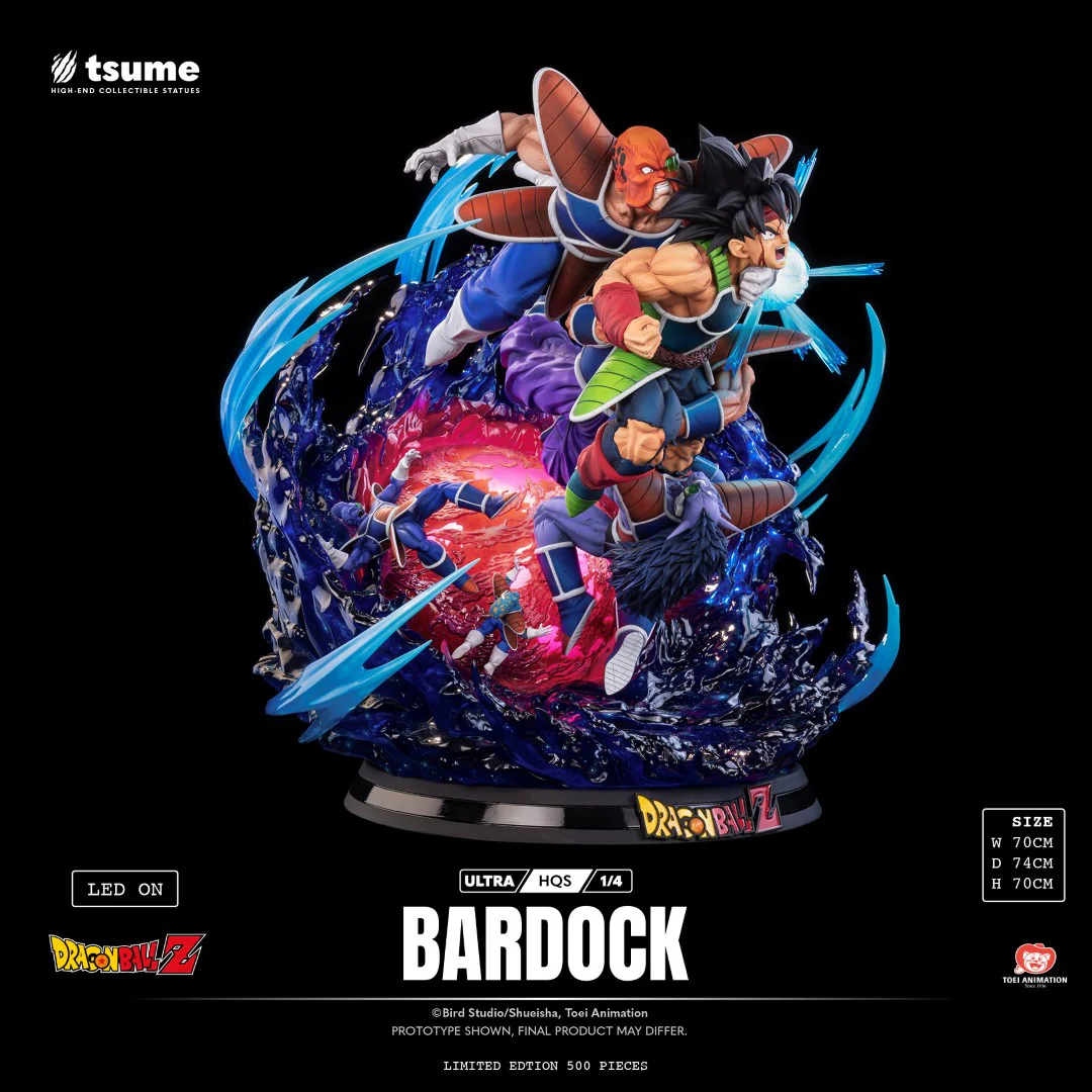 [PREORDER] Tsume Ultra HQS Bardock 1/4 Scale Statue - Dragonball Z - Image 3