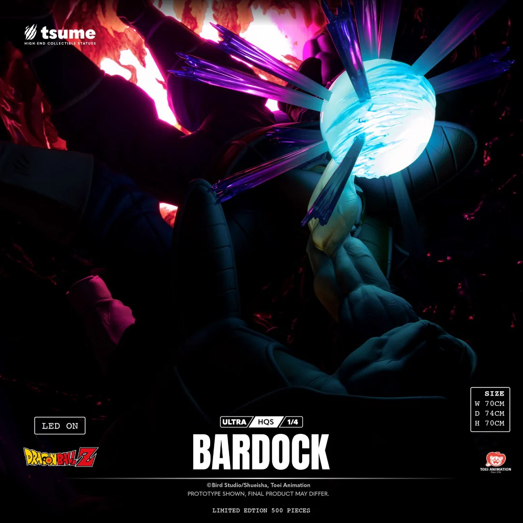 [PREORDER] Tsume Ultra HQS Bardock 1/4 Scale Statue - Dragonball Z - Image 7