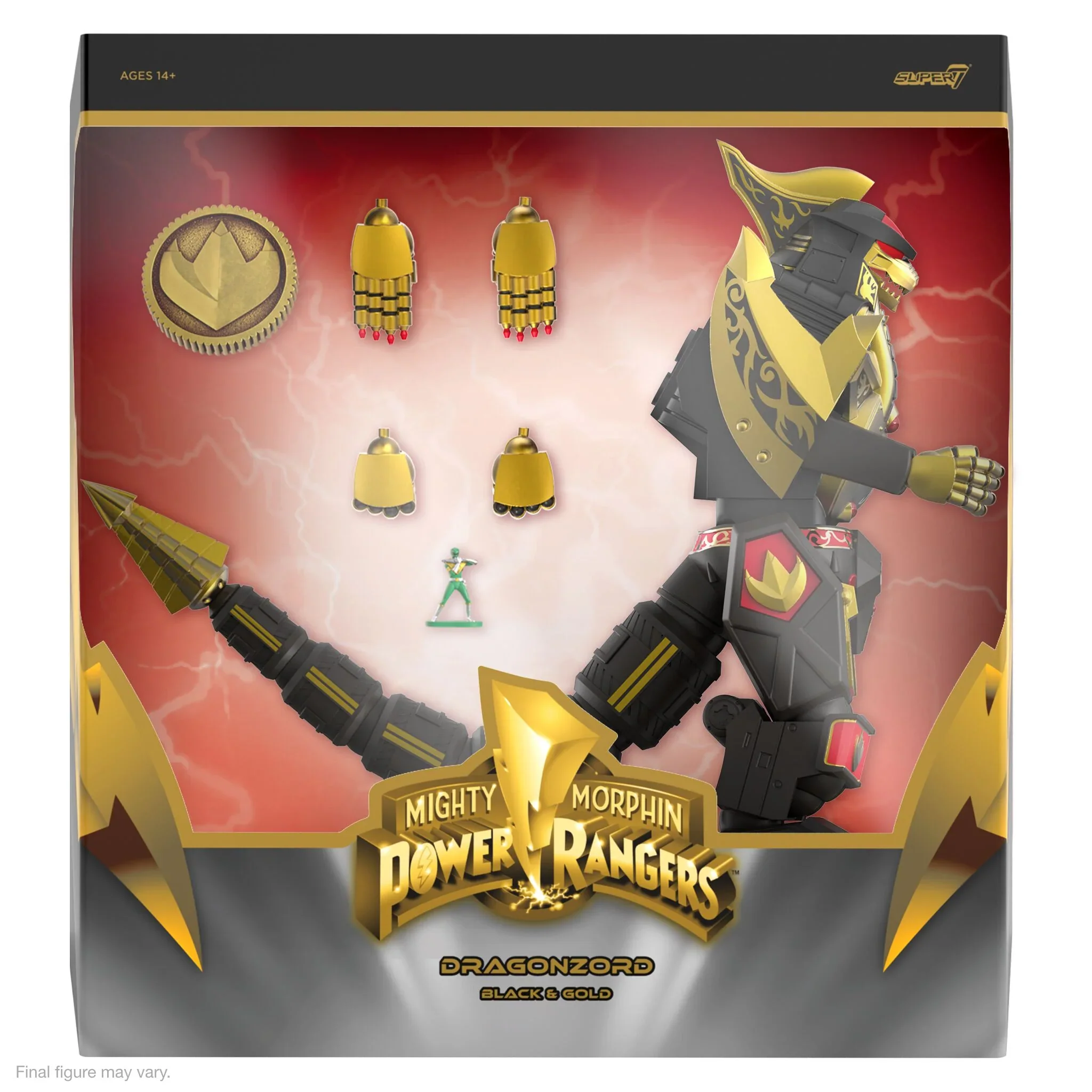 Ultimates! Dragonzord SDCC 2023 Black & Gold Version - Image 3