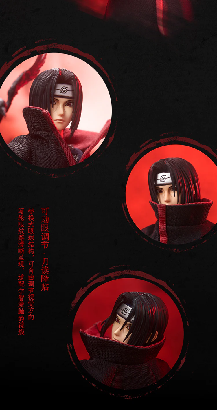 [PREORDER] UNiQUE ART Itachi Uchiha 1/12 Scale Action Figure (Standard Version) - Image 5