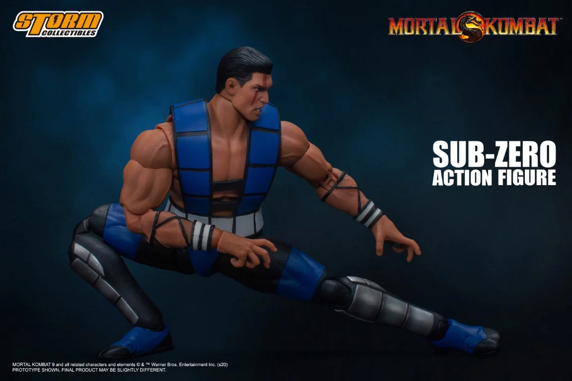 Unmasked Sub-Zero - Mortal Kombat 3 Figure - Image 10