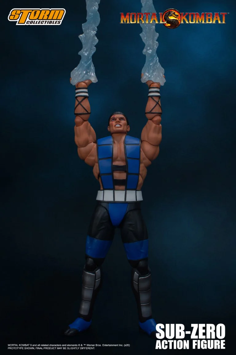 Unmasked Sub-Zero - Mortal Kombat 3 Figure - Image 11