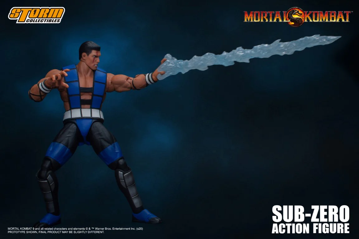 Unmasked Sub-Zero - Mortal Kombat 3 Figure - Image 12