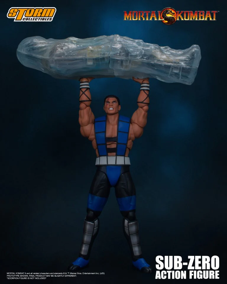 Unmasked Sub-Zero - Mortal Kombat 3 Figure - Image 15