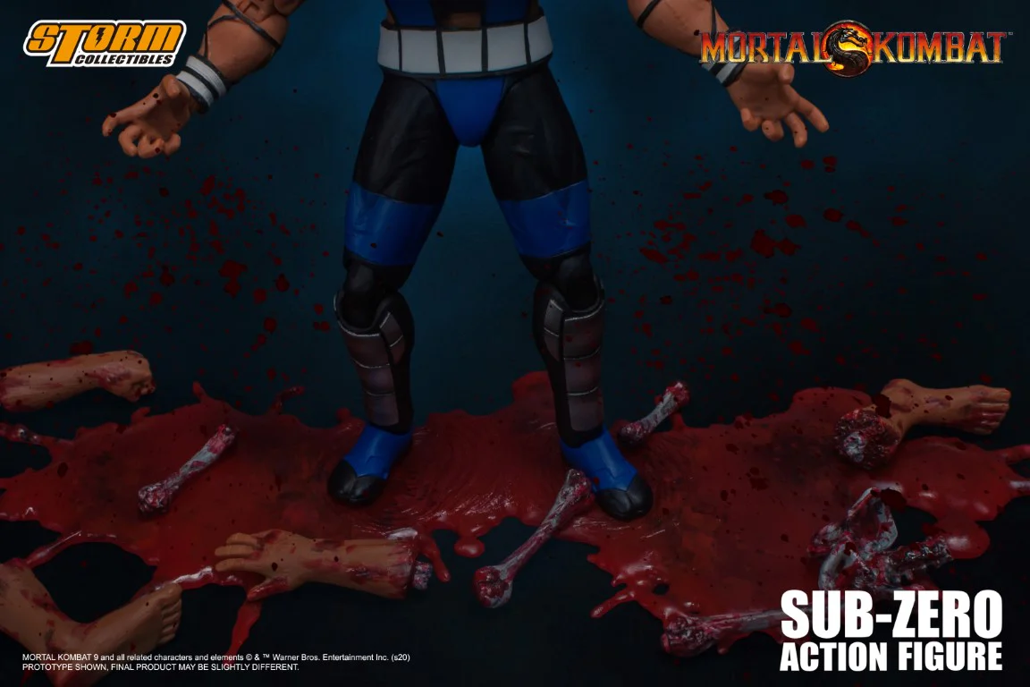 Unmasked Sub-Zero - Mortal Kombat 3 Figure - Image 19