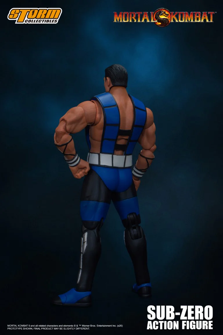 Unmasked Sub-Zero - Mortal Kombat 3 Figure - Image 3