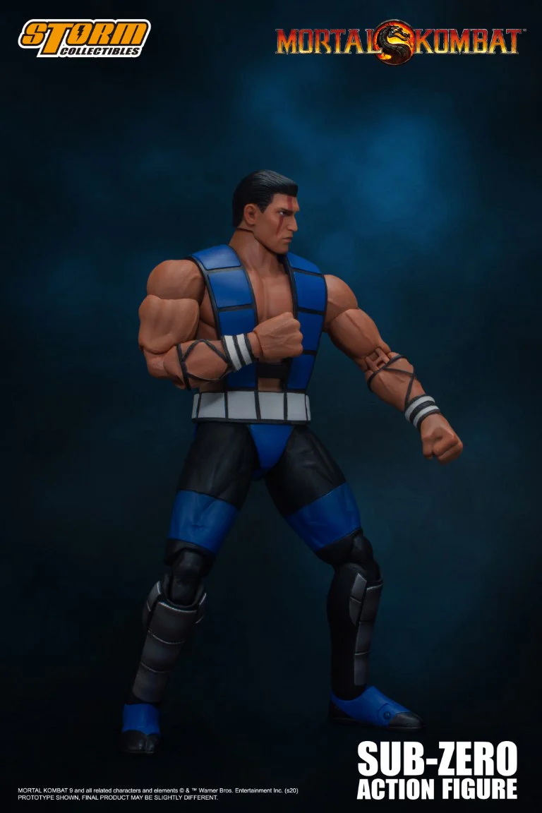 Unmasked Sub-Zero - Mortal Kombat 3 Figure - Image 4