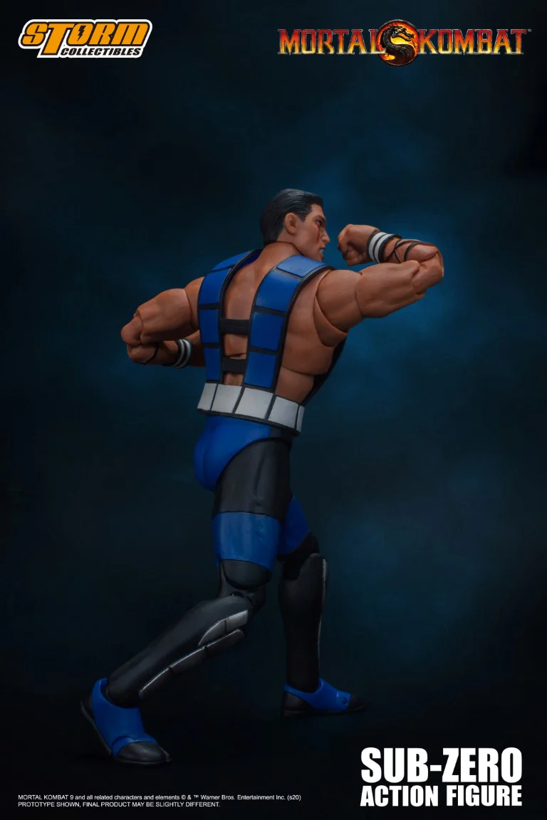 Unmasked Sub-Zero - Mortal Kombat 3 Figure - Image 7