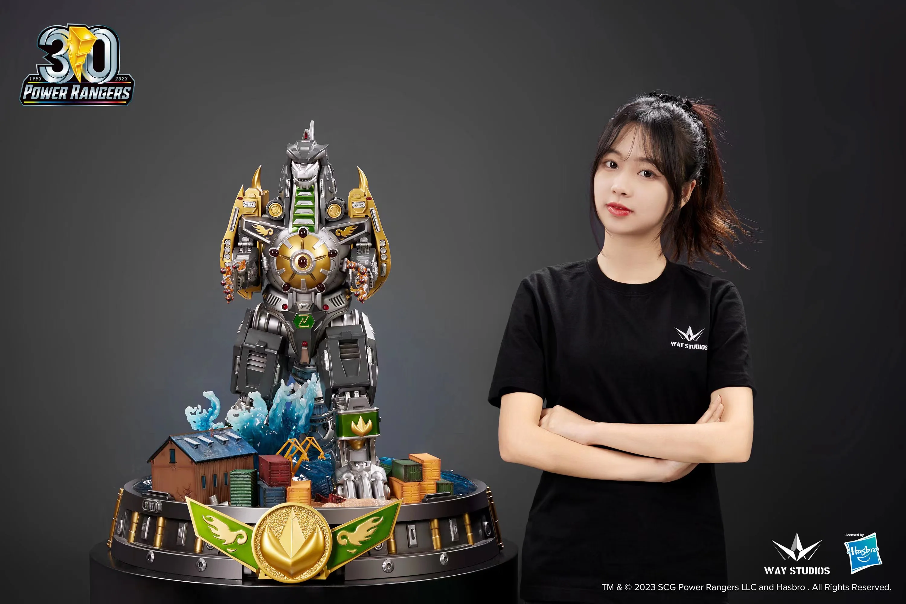 WayStudios Power Rangers Dragonzord Statue - Image 11