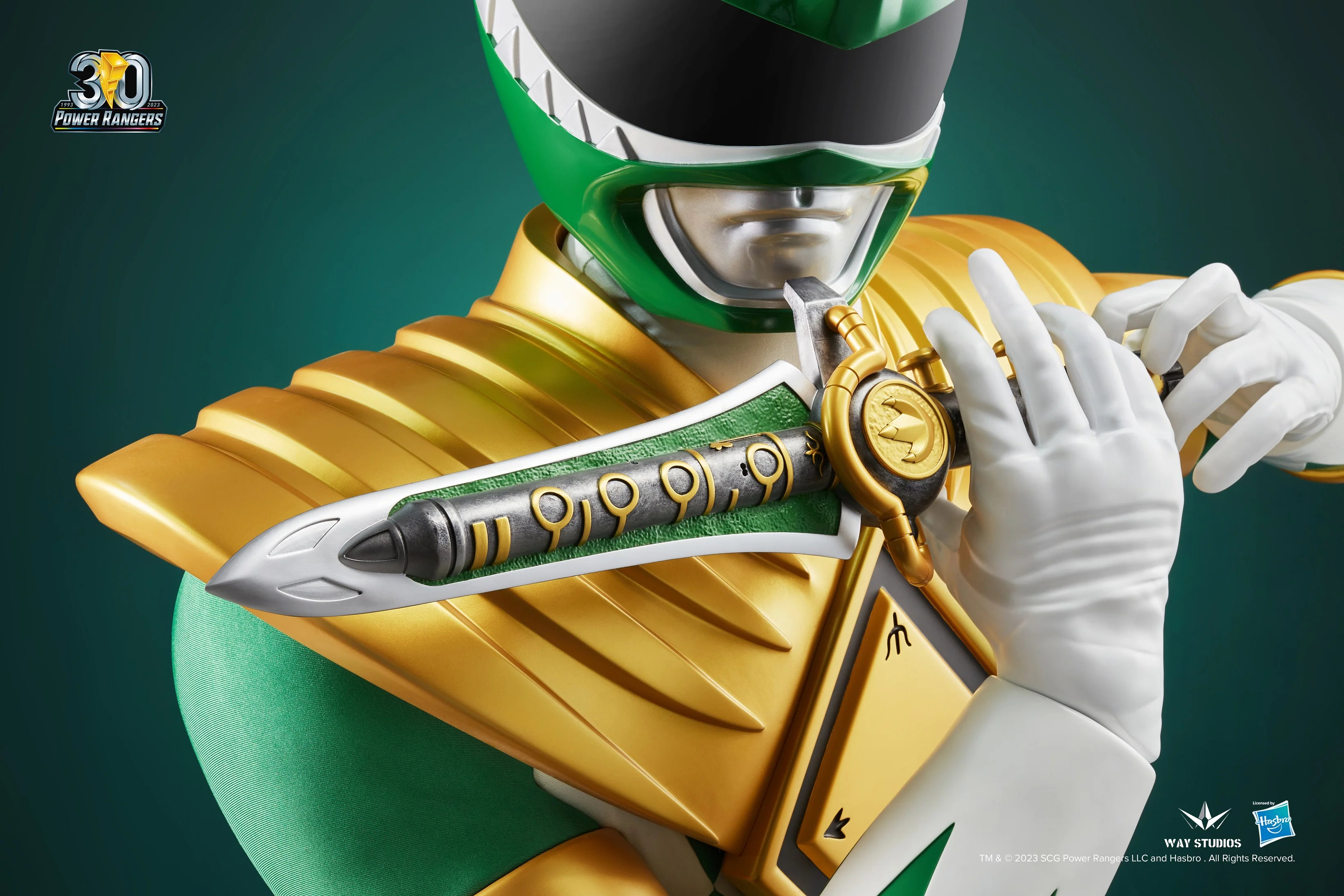 WayStudios Power Rangers Series Green Ranger Life Size Bust - Image 2