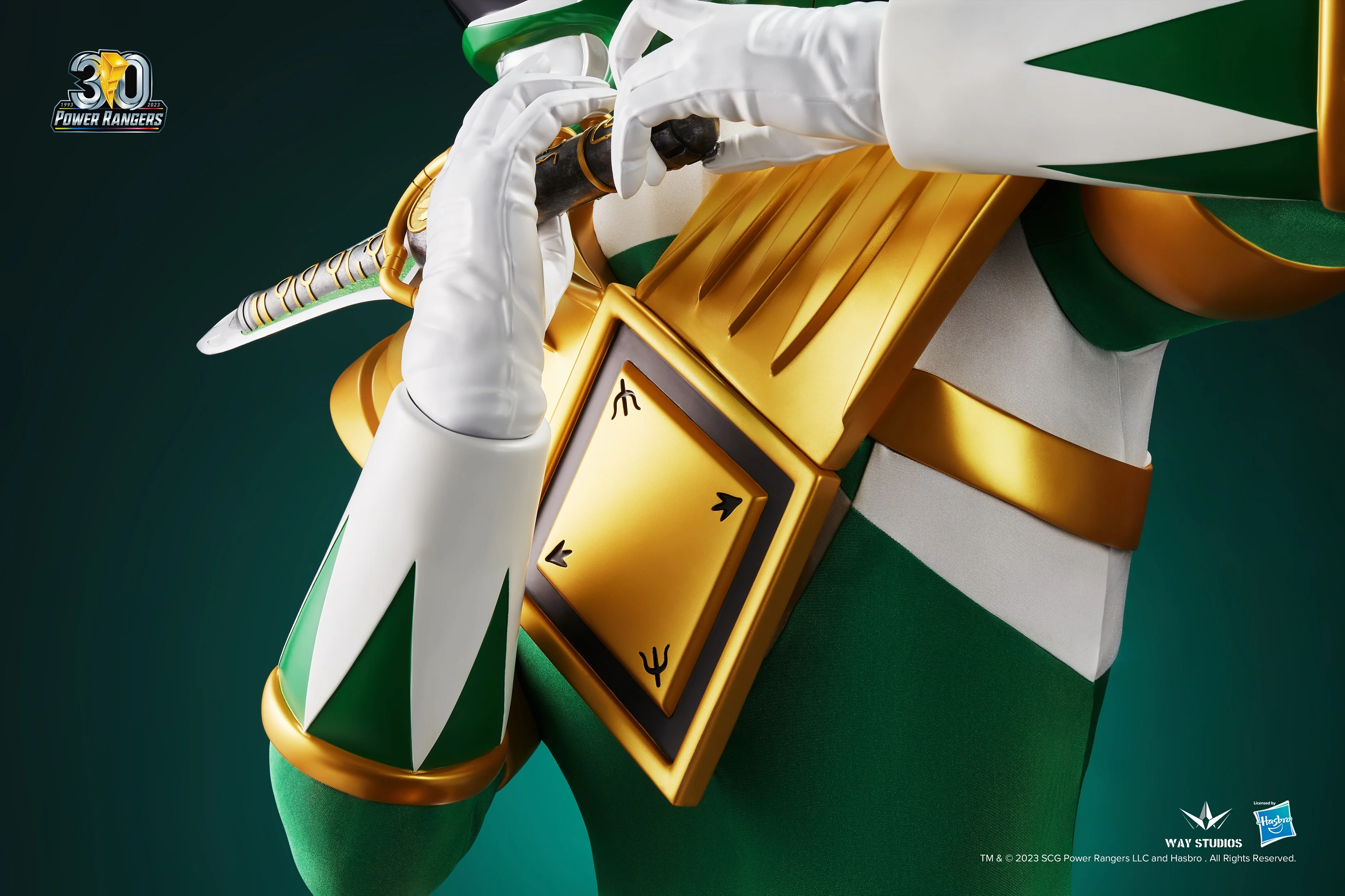 WayStudios Power Rangers Series Green Ranger Life Size Bust - Image 3