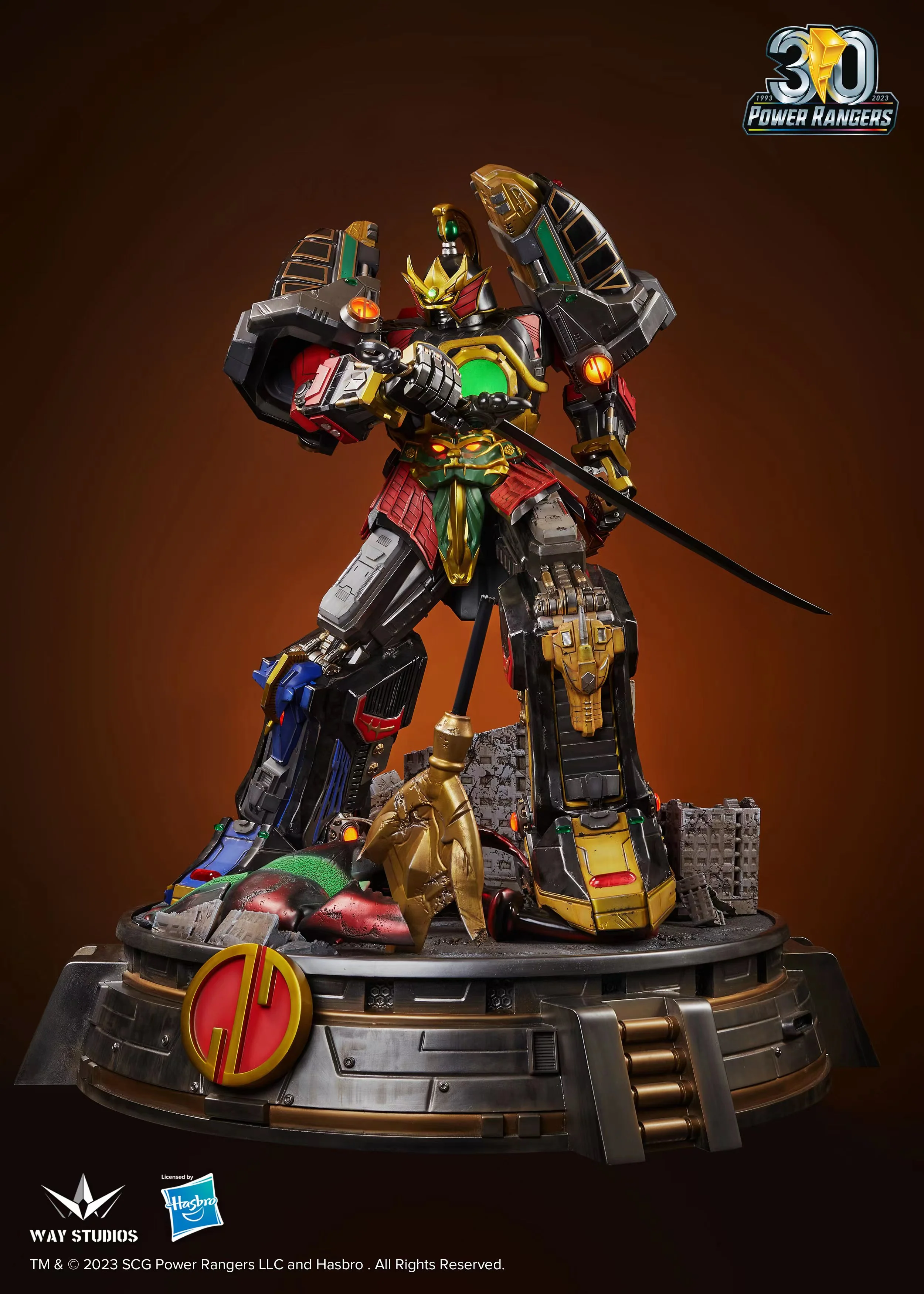 WayStudios Power Rangers Thunder Megazord Statue - Image 2