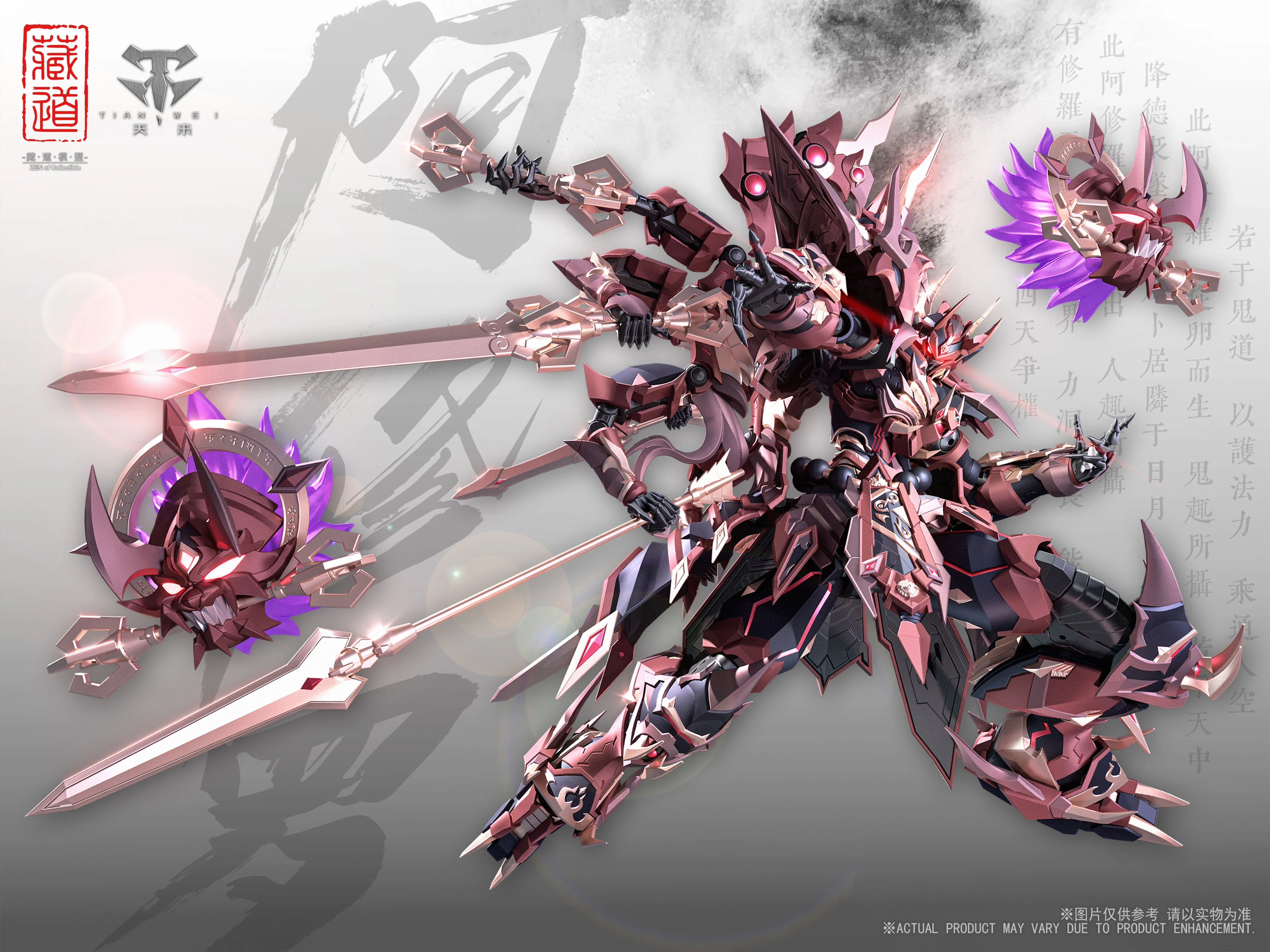 Zen of Collectible CD-06 Shura Diecast Action Figure - Image 4